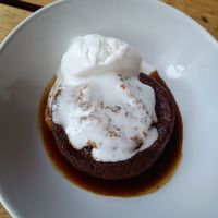 Sticky toffee pudding at The Spread Eagle in East London