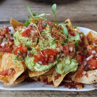 Beautiful Corn Tortilla Chips at The Spread Eagle in East London