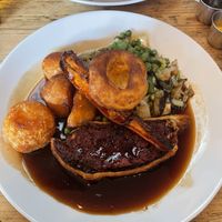 Beet Wellington roast meal  at The Spread Eagle in East London