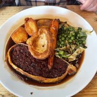 Beet Wellington roast meal  at The Spread Eagle in East London