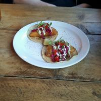 fish taco at The Spread Eagle in East London