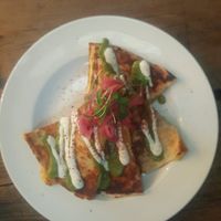 Quesadillas at The Spread Eagle in East London
