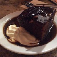 Stiky Toffee Pudding at The Spread Eagle in East London