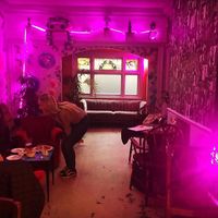 Chilled area  at The Spread Eagle in East London