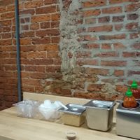 The sauces  at Pho Street in Philadelphia