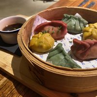Dumplings at Flax & Kale - Sant Pere Mes in Barcelona