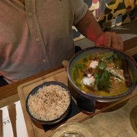 Curry 🍛   at Flax & Kale - Sant Pere Mes in Barcelona
