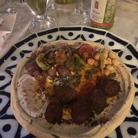 Hummus 😍  at Flax & Kale - Sant Pere Mes in Barcelona