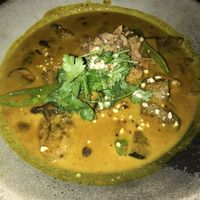 Malaysian Butternut Squash Curry  at Flax & Kale - Sant Pere Mes in Barcelona