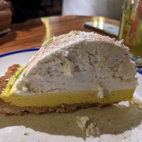 Lemon pie at Flax & Kale - Sant Pere Mes in Barcelona