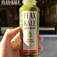 Cold pressed juice   at Flax & Kale - Sant Pere Mes in Barcelona