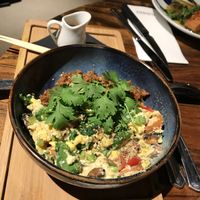 Japanese vegan bowl  at Flax & Kale - Sant Pere Mes in Barcelona