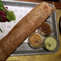 Dosa experience at Flax & Kale - Sant Pere Mes in Barcelona
