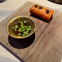 socarrat of peas at El Invernadero de Rodrigo de la Calle in Madrid