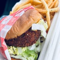 Crabless Cake Sammy at The Veggie in Madison