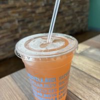 Blood orange lemonade   at The Veggie in Madison