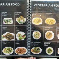 Both veg menu pages are shown: at HAN - El Domo - Int Terminal  in Hanoi