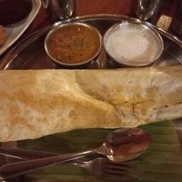 Masala dosa at Chana Masala in Koh Phangan
