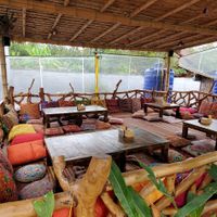 Outdoor seating at Chana Masala in Koh Phangan