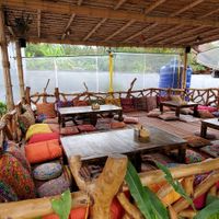 Outdoor seating at Chana Masala in Koh Phangan