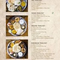 Menu april 2020 at Chana Masala in Koh Phangan