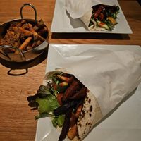 Gyros with Cajun fries   at The 13th Note in Glasgow