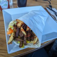 Gyros at The 13th Note in Glasgow
