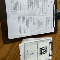 The menu   at The 13th Note in Glasgow