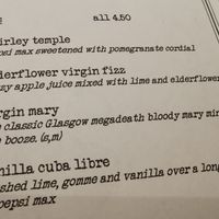 AF cocktail at The 13th Note in Glasgow