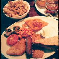 Full English breakfast at The 13th Note in Glasgow