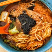 Spicy noodle at  Fatty Mama 肥妈家乡素食 in Ipoh