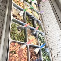 Lots of dishes at  Fatty Mama 肥妈家乡素食 in Ipoh