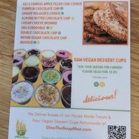 Dessert menu is half vegan/plant based at Great Full Gardens - South in Reno