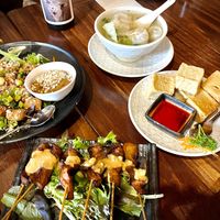  Entrees  at Au Lac Royal Vegan Cuisine woden in Phillip