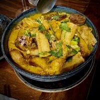 Laksa  at Au Lac Royal Vegan Cuisine woden in Phillip