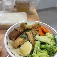 Takeaway Wong ton noodle soup   at Au Lac Royal Vegan Cuisine woden in Phillip