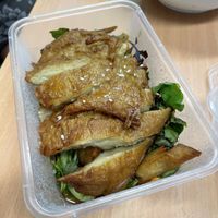 Satay vegan soy chicken   at Au Lac Royal Vegan Cuisine woden in Phillip