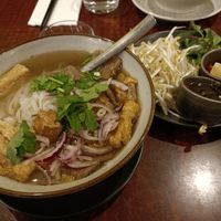 Au lac pho - chicken and beef at Au Lac Royal Vegan Cuisine woden in Phillip