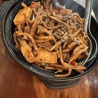 Mushroom hot pot ricee  at Au Lac Royal Vegan Cuisine woden in Phillip