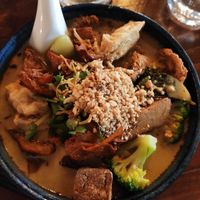 Laksa. at Au Lac Royal Vegan Cuisine woden in Phillip