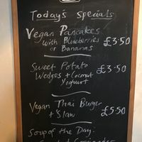 Specials board  at One Sixty in Burnley