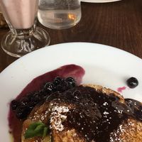 Tasty vegan pancakes and milkshake :) nice little gem with friendly staff x at One Sixty in Burnley