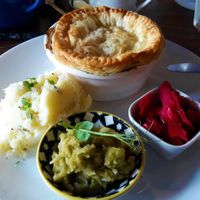 Mushroom & ale pie at One Sixty in Burnley