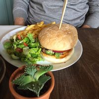 Chkn burger  at One Sixty in Burnley
