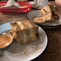 Bread and butter pudding  at The Blacksmith & The Toffeemaker in London