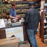 Herbal counter at Maitrihealth Centre in South West London