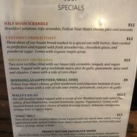 July 2019 specials! at Sundial Cafe in Eugene