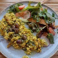 Dish of the day at Aloha Cafe in Sesimbra