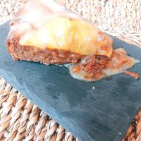 Pineapple cake at Aloha Cafe in Sesimbra