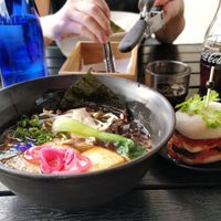 Tokyo vegan ramen & vegan bun at Ramen Ya in Gothenburg